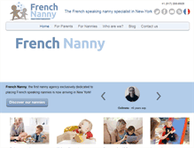 Tablet Screenshot of french-nanny-new-york.com